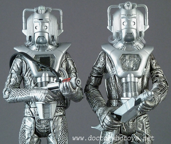 Cyber Leader & Cyberman Silver Nemesis